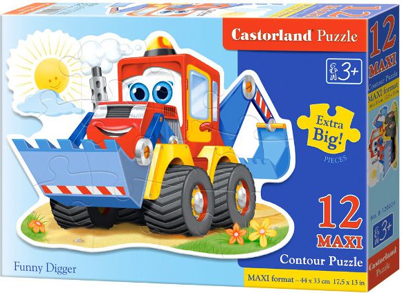 Castorland CASTOR 12 MAXI Zabawna koparka - 120024
