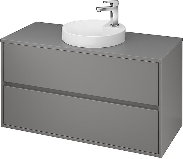 Cersanit Szafka podumywalkowa Crea 99,4cm szary mat (5902115724466)