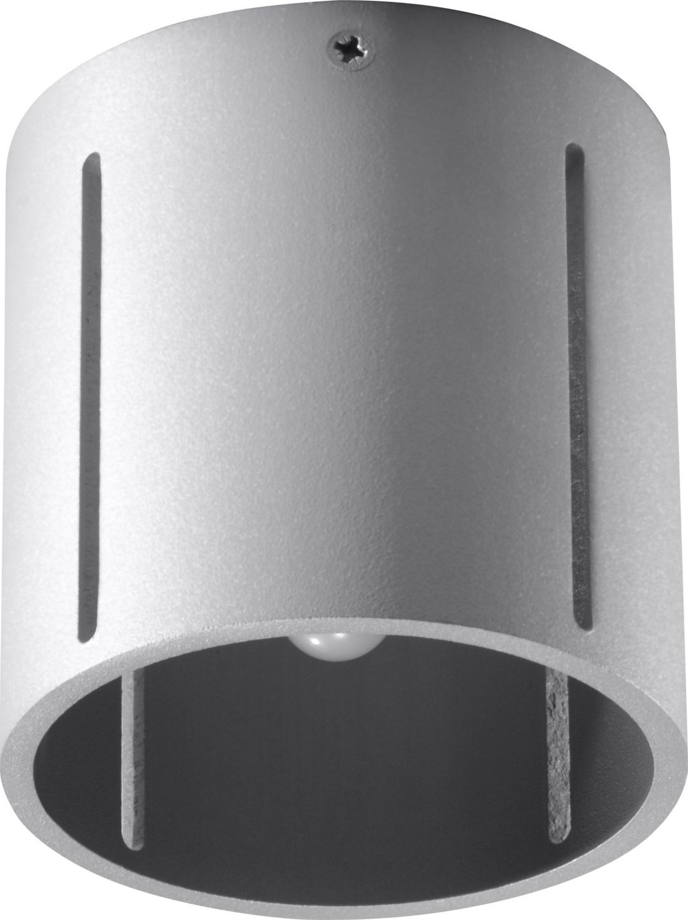 Lampa sufitowa Lumes Minimalistyczny plafon walec LED E803-Iner - szary