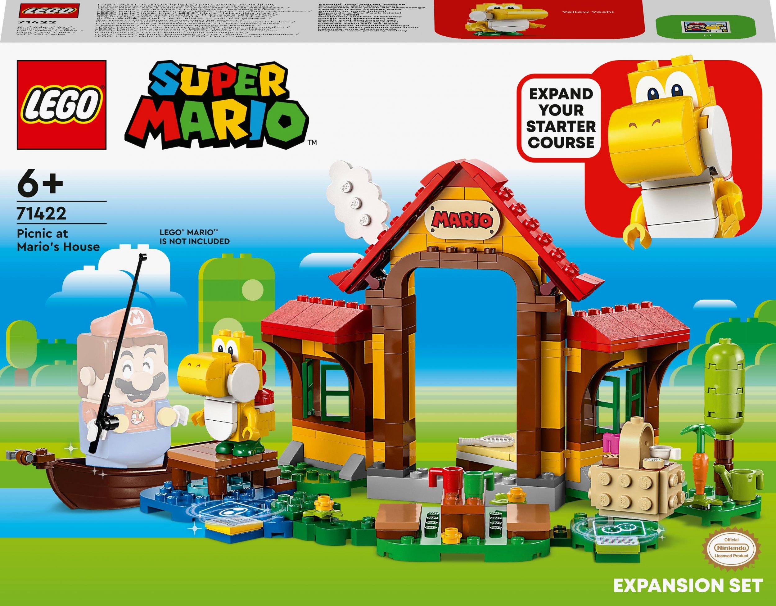LEGO Super Mario Piknik w domu Mario — zestaw rozszerzający (71422)