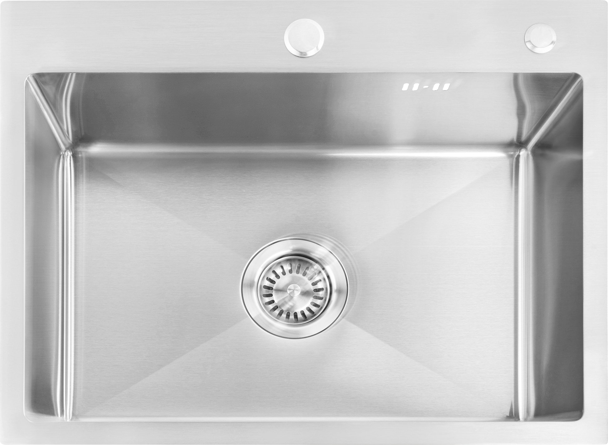 Zlewozmywak stalowy REA Liam Nikiel szczotkowany