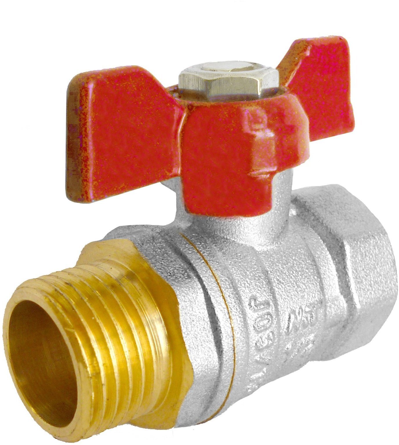 WATER VALVE R253D 1/2 WITH SHORT HANDLE