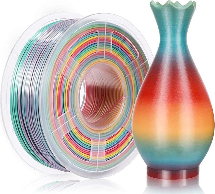 Sunlu Filament PLA 1,75mm 1kg - Rainbow