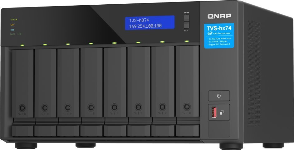 Serwer plików Qnap TVS-h874 (TVS-H874X-I9-64G)