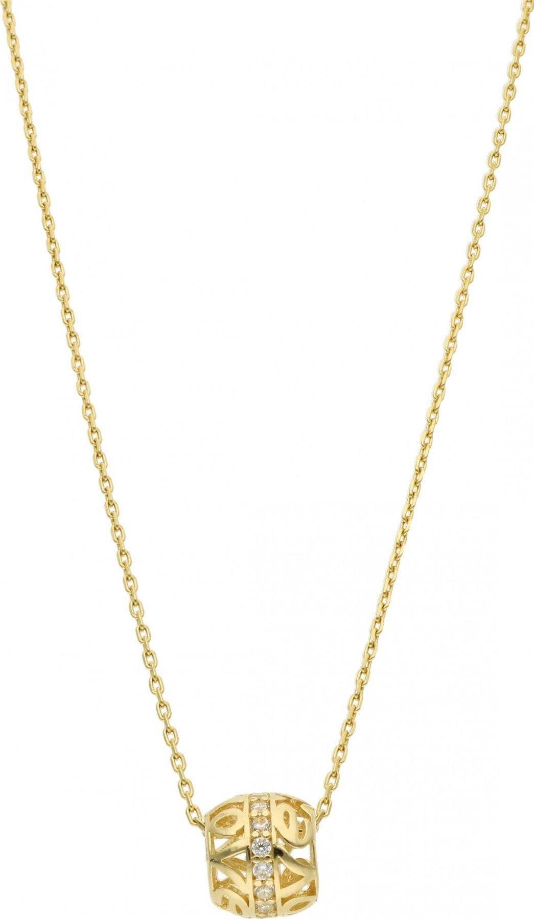 Rosanto Złota zawieszka przekładka do bransoletki 585 14k