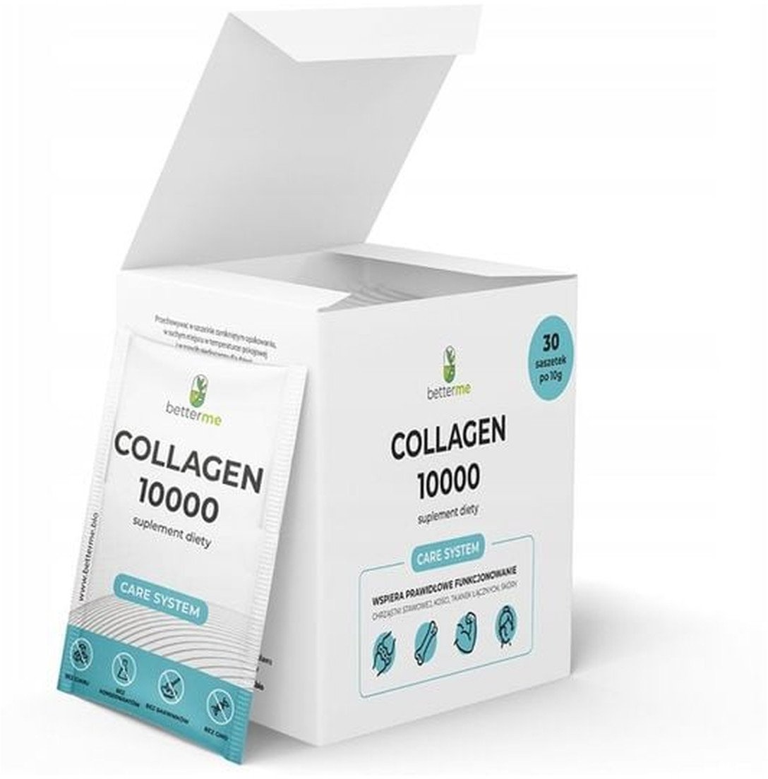 BETTERME_ Collagen 10000 Care System kolagen do picia w saszetkach suplement diety 30x10g