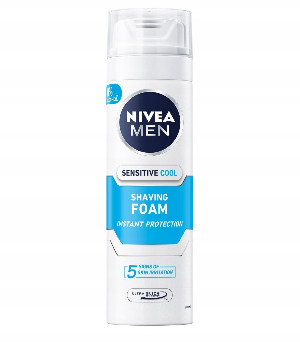 Nivea Men Sensitive Cooling Pianka do golenia, 200 ml