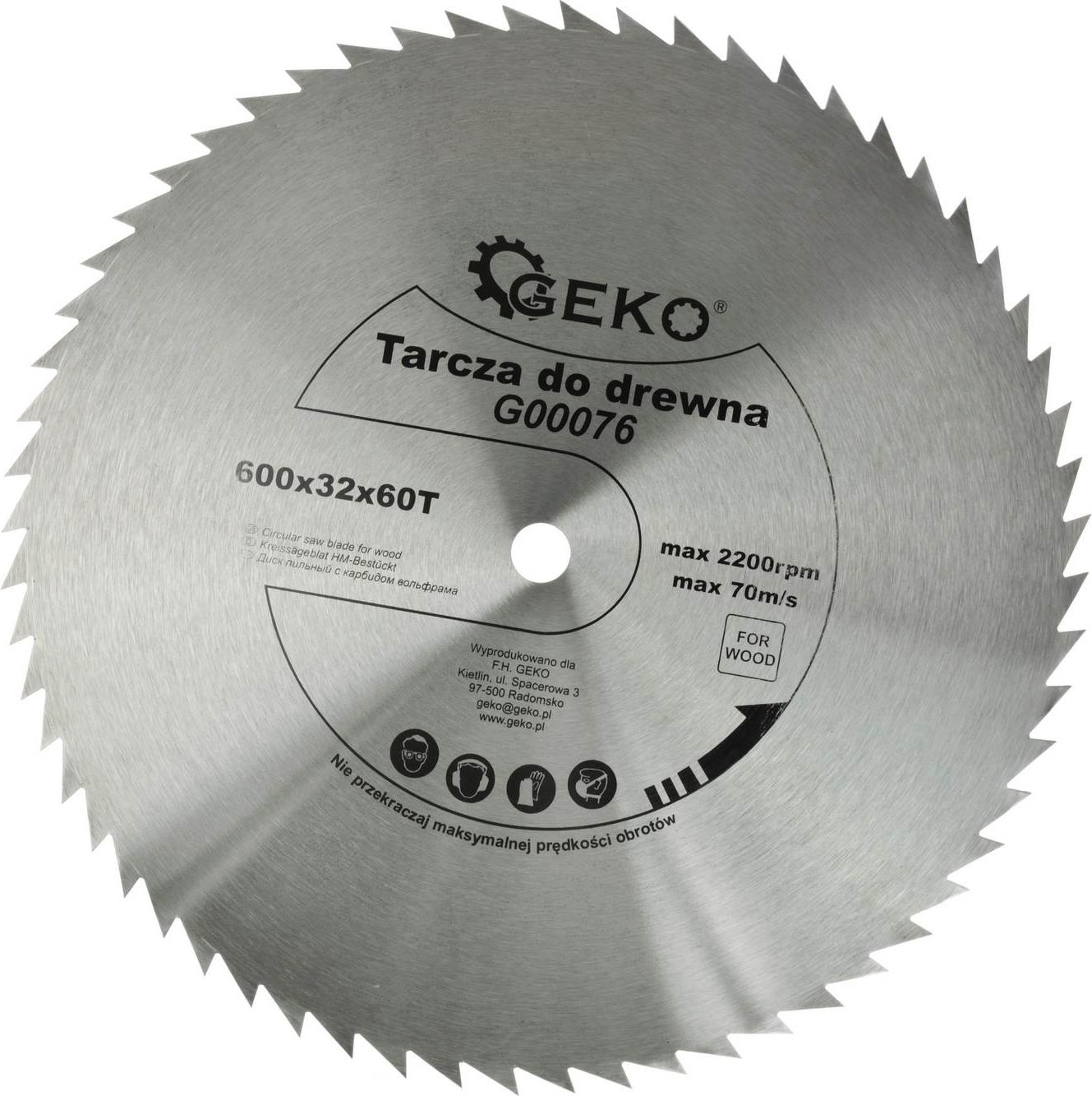 Geko tarcza do drewna 600x32x60T*4 (G00076)