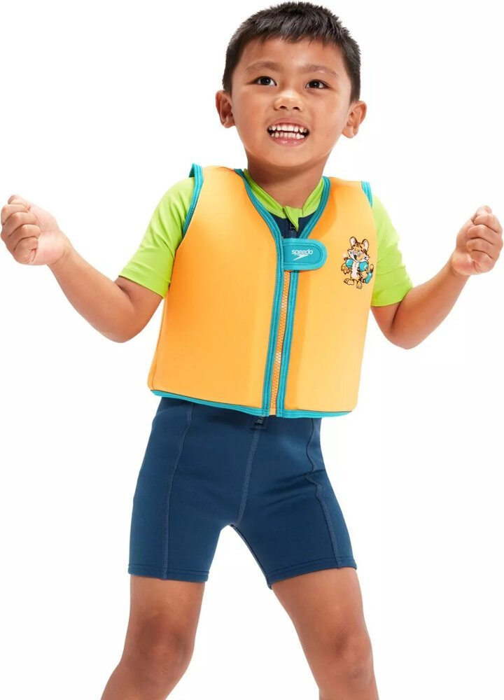 Dziecięca kamizelka do nauki pływania Speedo Printed Float Vest Iu rozmiar 4-6 lat