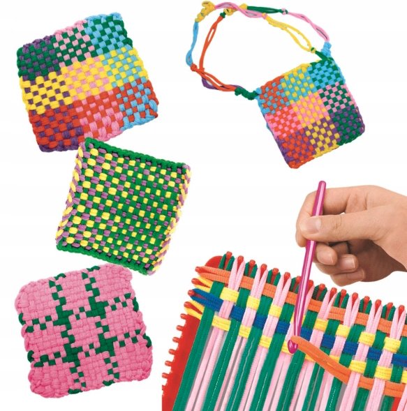 Kreatywny zestaw do haftowania i tkania dla dzieci zestaw kreatywny diy