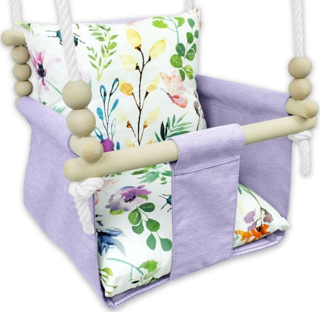 Huśtawka Elior Fioletowa huśtawka dziecięca wodoodporna - Belli