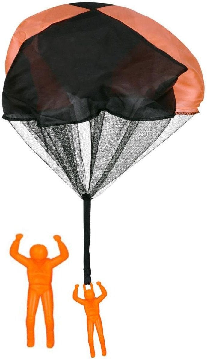SPADOCHRONIARZ LATAJĄCY FIGURKA ZABAWKA 50CM POMARAŃCZOWY
