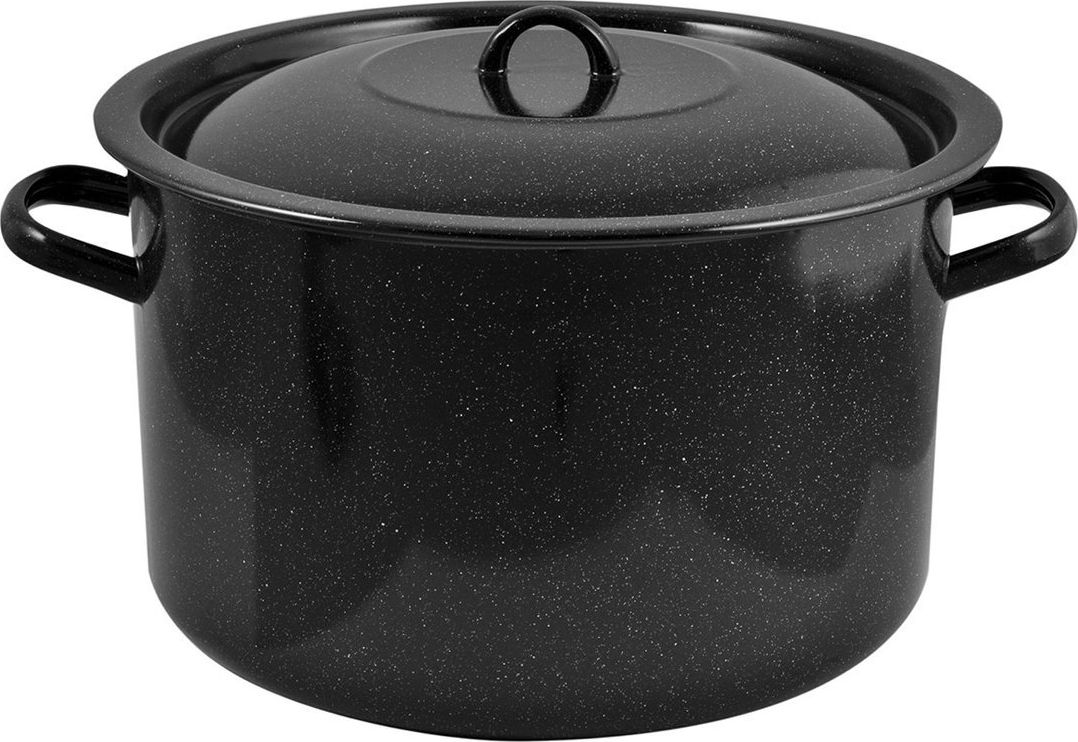 Emalia Pleszew Garnek emaliowany gładki z/p 32cm 15l Emalia Polska Pleszew