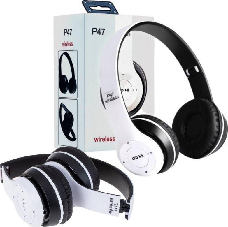 Słuchawki PrzydaSie Słuchawki Bezprzewodowe Nauszne Bluetooth P47 Mp3