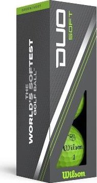 Wilson Staff morele Piłki golfowe Wilson Staff Duo Soft (3 szt. zielone)