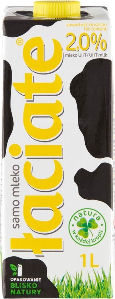 Łaciate Łaciate Mleko UHT 2,0 % 1 l