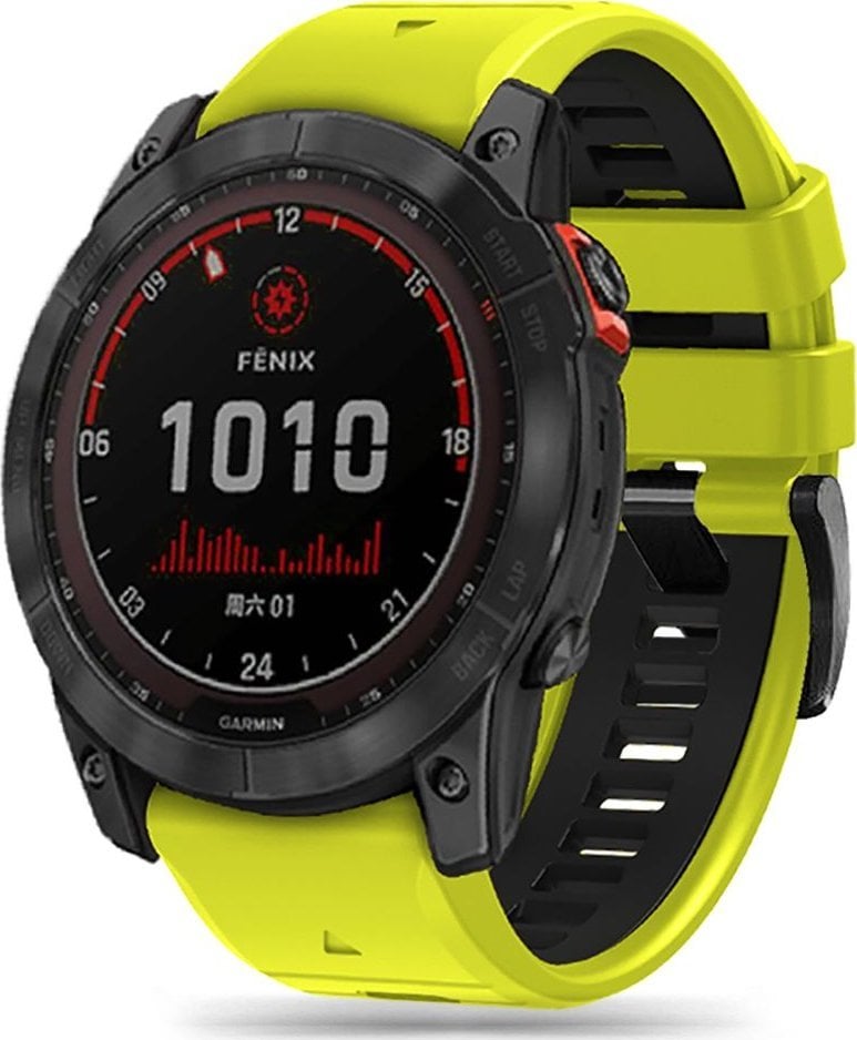 Tech-Protect TECH-PROTECT ICONBAND PRO GARMIN FENIX 3 / 5X / 3HR / 5X PLUS / 6X / 6X PRO / 7X LIME/BLACK