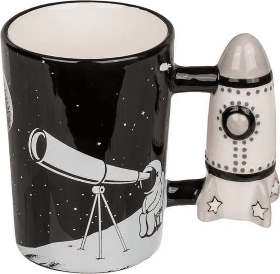 Out of the blue Kubek 3D - Rakieta i astronauta