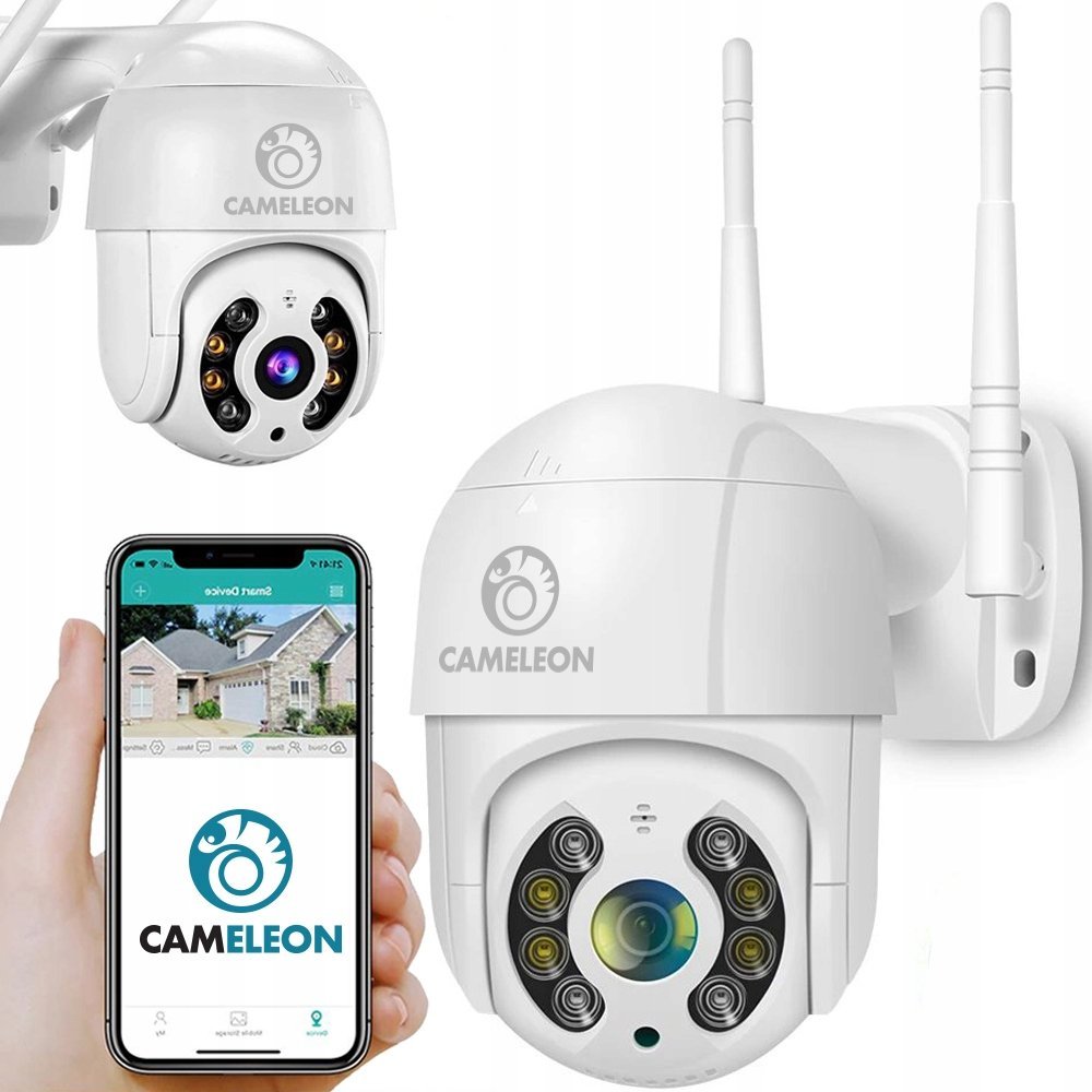 KAMERA ZEWNĘTRZNA BIAŁA 8MPX CAMELEON ABQ-A8