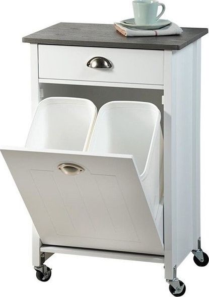 Kesper Szafka kuchenna z pojemnikami do segregacji śmieci Kesper 50 x 79 x 37 cm uniwersalny