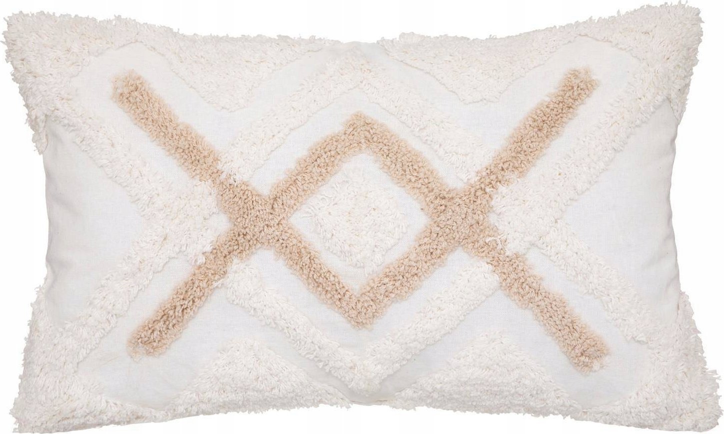 Atmosphera Poszewka na poduszkę dekoracyjną, tuftowana bawełna, 30 x 50 cm