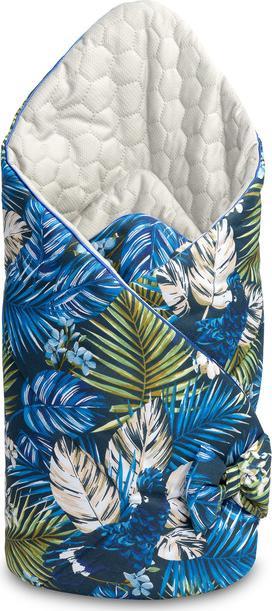 Sensillo ROŻEK VELVET NIEBIESKI PAPUGI 75x75