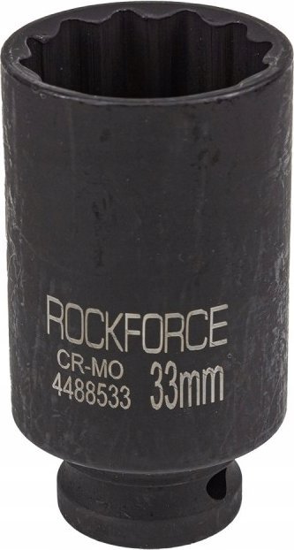 Rockforce Nasadka udarowa głęboka 1/2" 33mm (12-kątna)