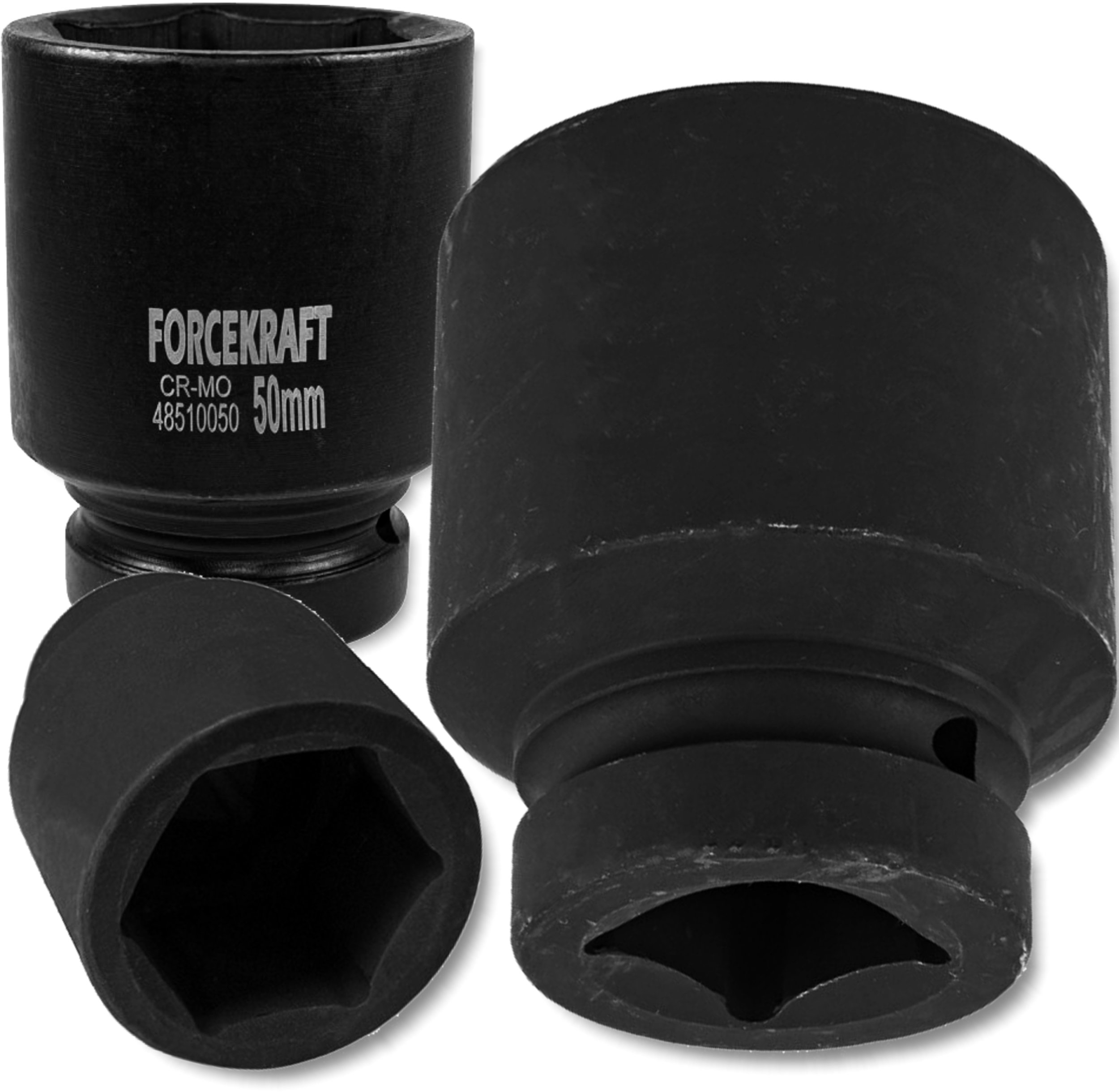 FORCEKRAFT Nasadka udarowa GŁĘBOKA 1 " 50 mm 6-kątna