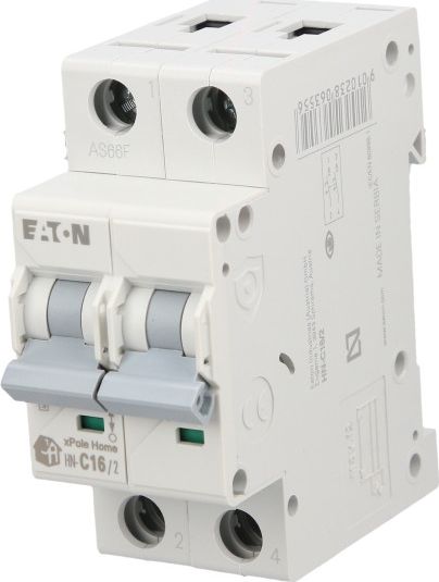 Eaton Wyłącznik nadprądowy 2P C 16A 6kA AC xPole Home HN-C16/2 194871