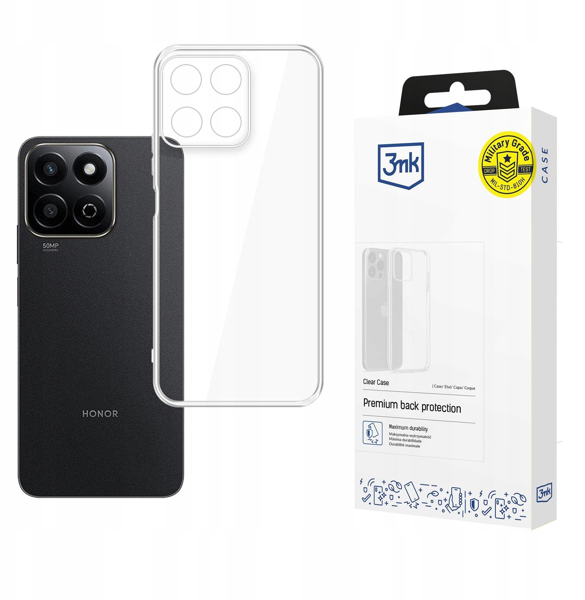 Honor 200 Smart - 3mk Clear Case