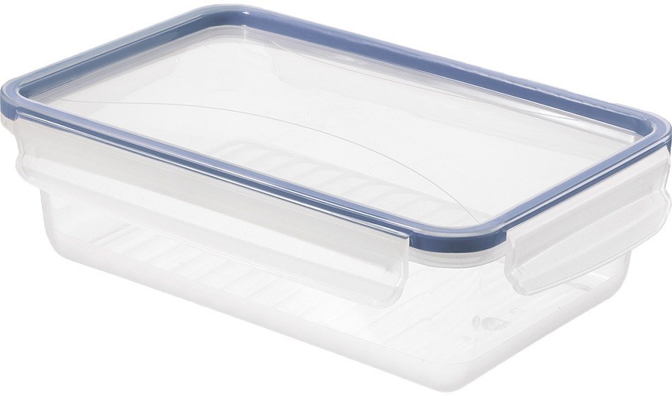 Rotho CLIC & LOCK Prostokątny Pojemnik 1,5 l Niebieski, Przezroczysty 1 szt.