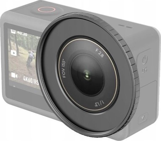 Puluz Adapter Uchwyt Mocowanie Na Filtr Filtry 49 Mm / 49mm Do Dji Osmo Action 4 / Pu994b