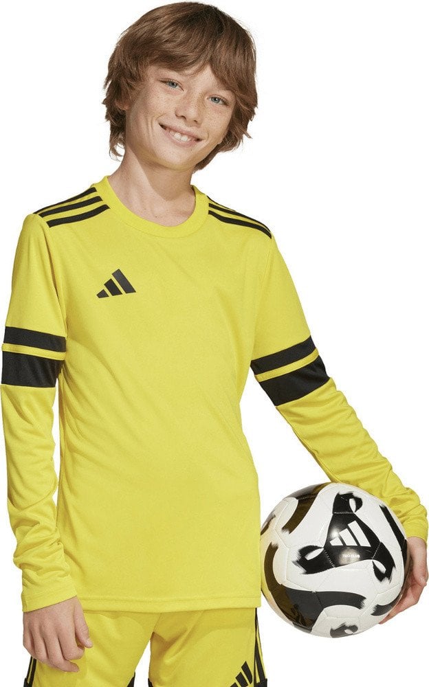 Koszulka dla dzieci adidas Squadra 25 Long Sleeve żółta JJ0043 152cm
