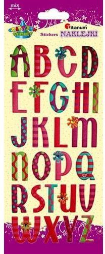 Titanum Naklejki do dekoracji alfabet (TITA4799)