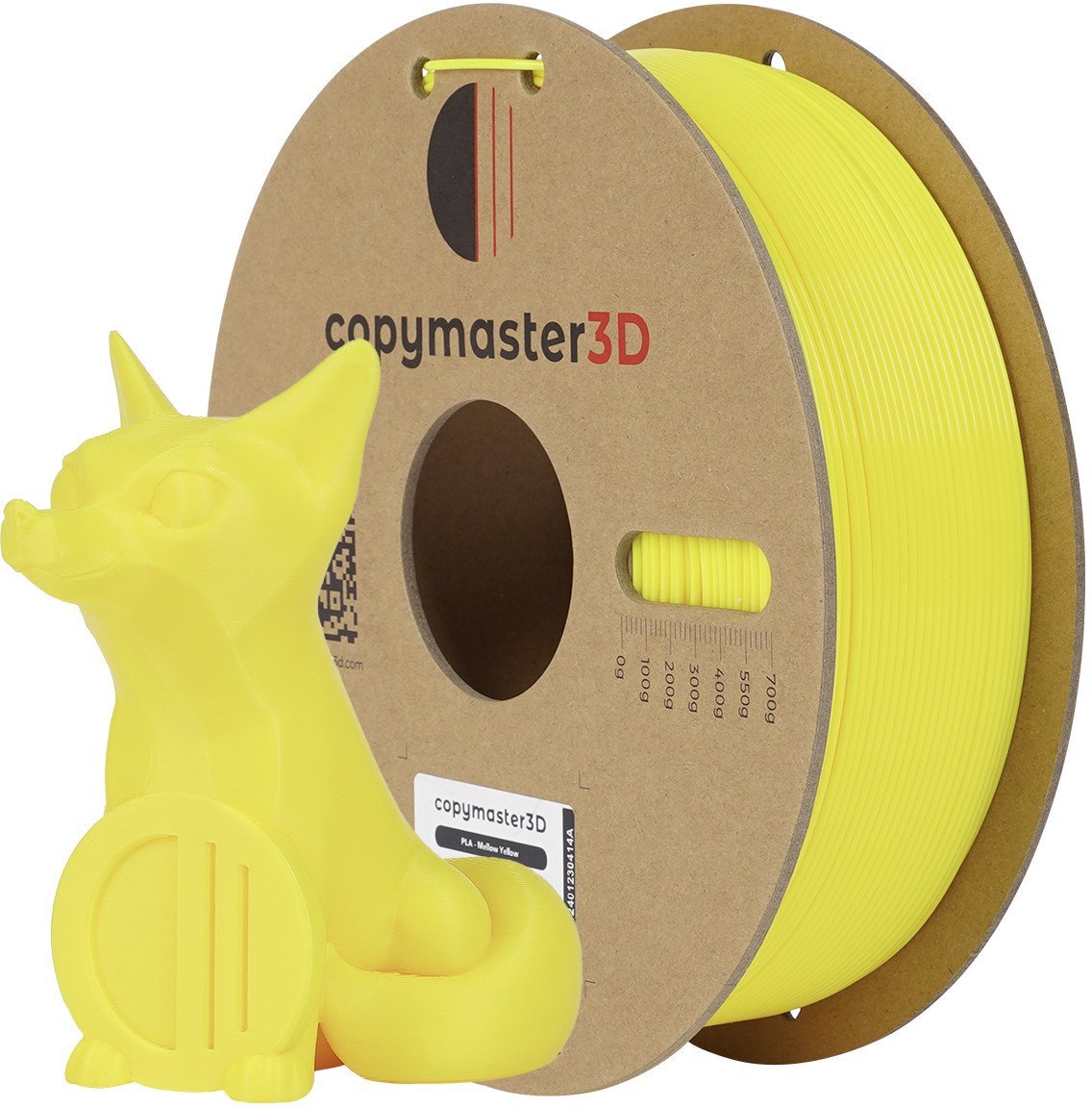 Copymaster3D PLA filament for 3D printer, 1.75 mm, yellow
