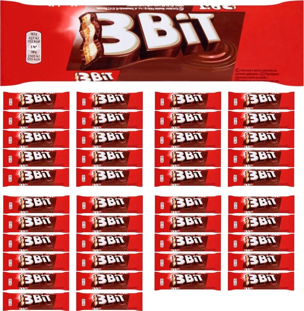 Bit Baton w czekoladzie mlecznej z nadzieniem mlecznym 46 g x42 sztuk