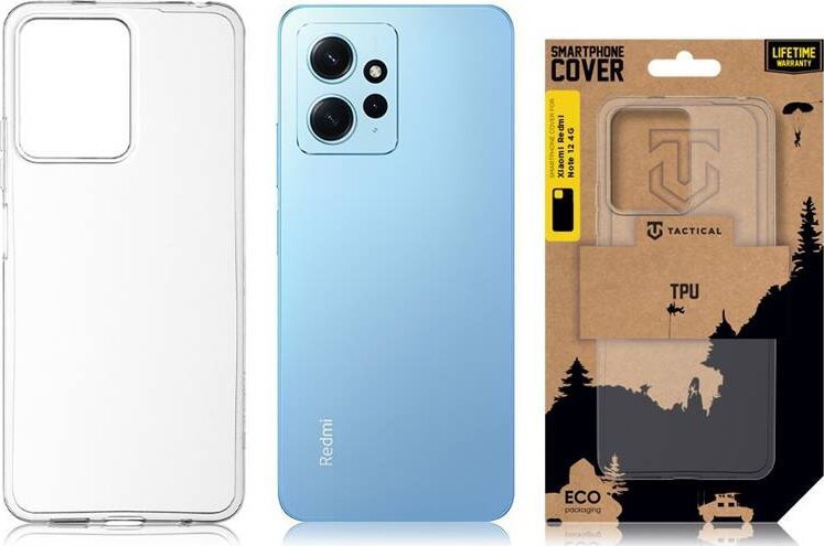 Tactical TPU Cover Transparent for Xiaomi Redmi Note 12 4G standard
