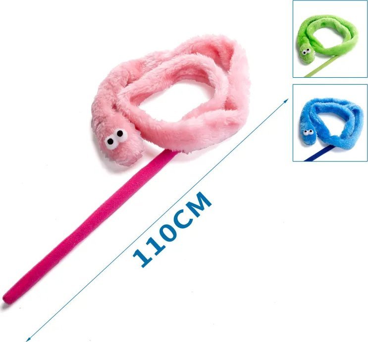 Nobleza Zabawka-patyk dla kota w kształcie węża Zabawka-patyk dla kota w kształcie węża