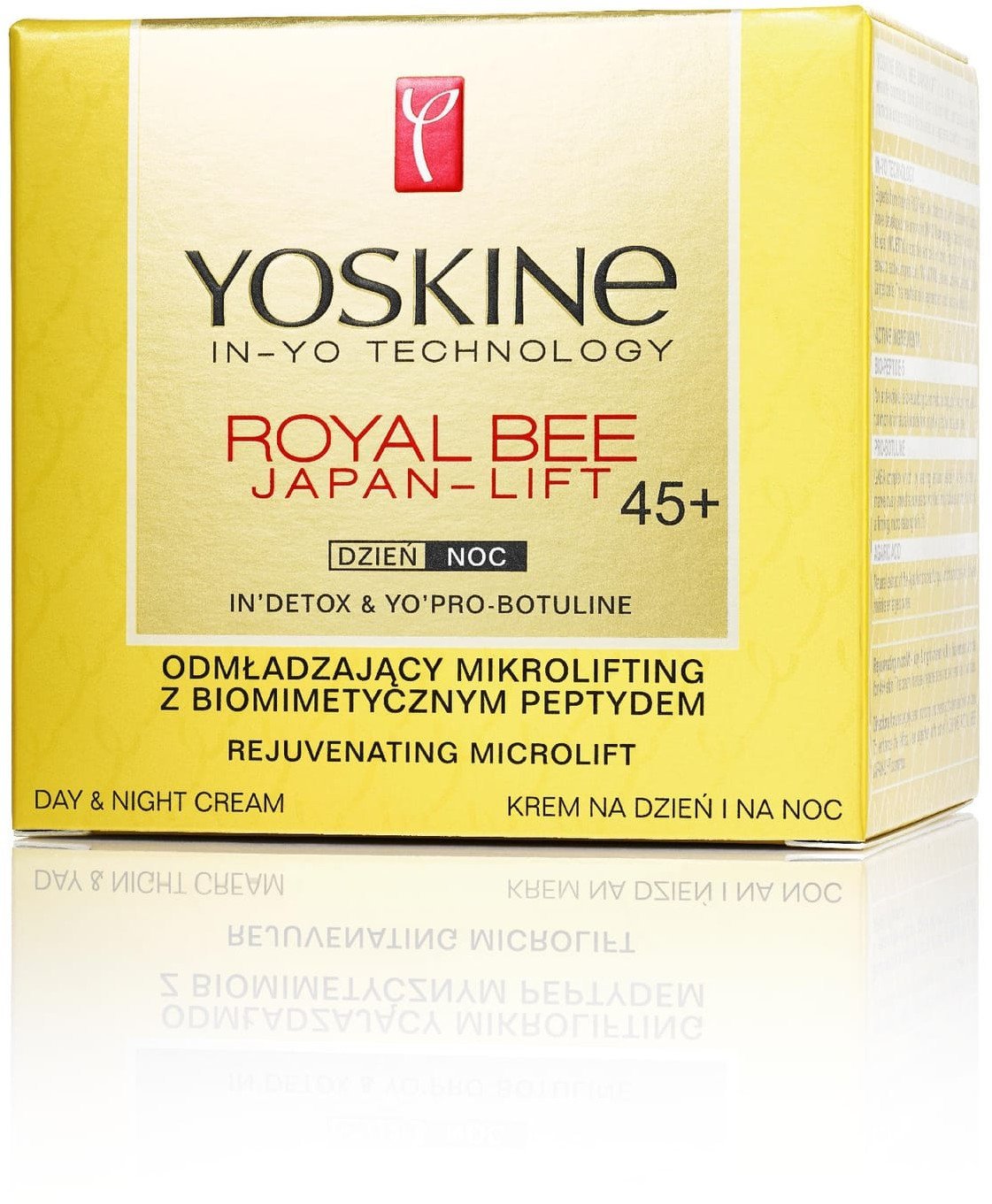 Yoskine Royal Bee Japan-Lift 45+ Odmładzający krem do twarzy na dzień i na noc 50ml
