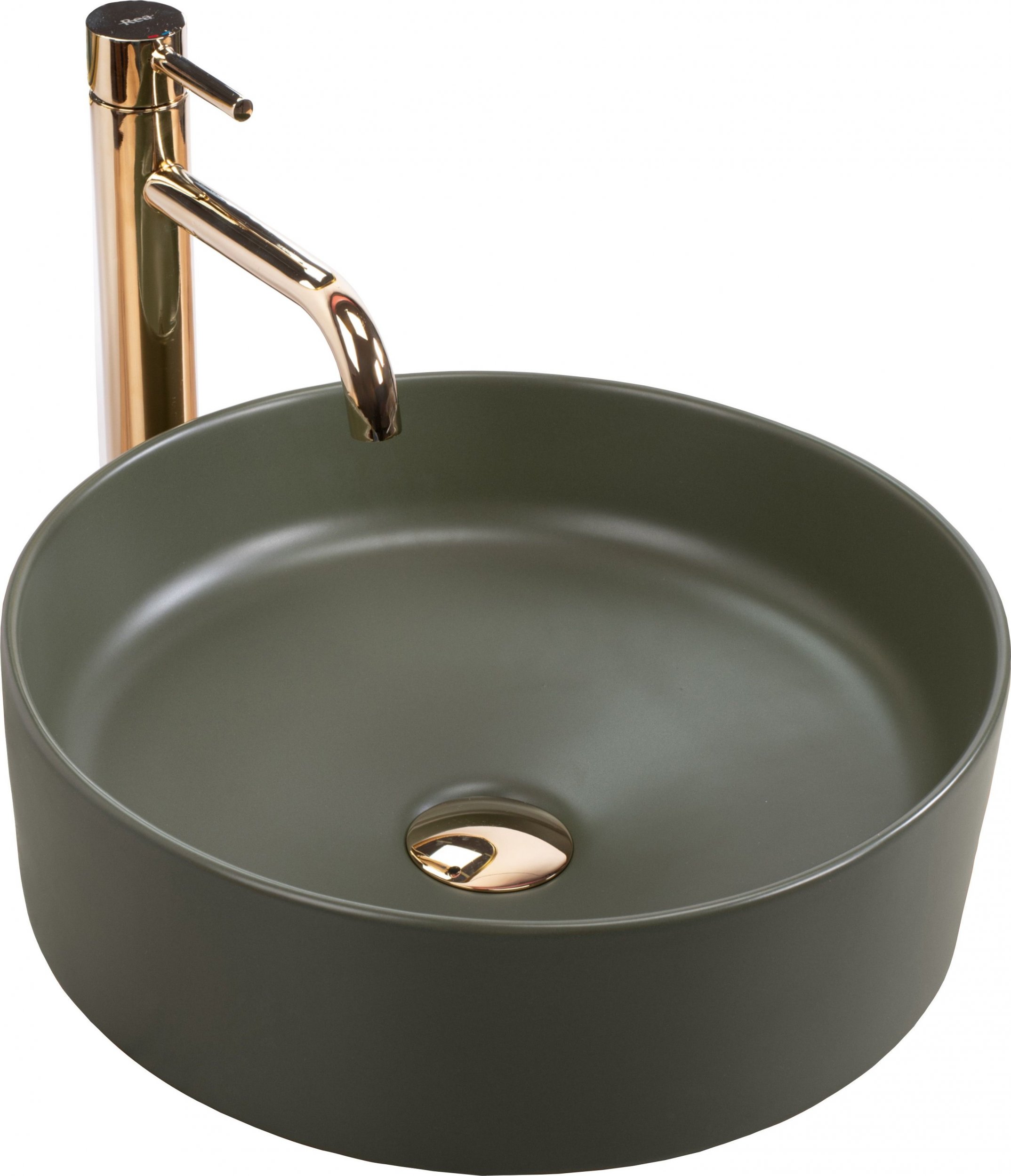 Umywalka Rea Umywalka nablatowa Rea SAMI GREEN MATT