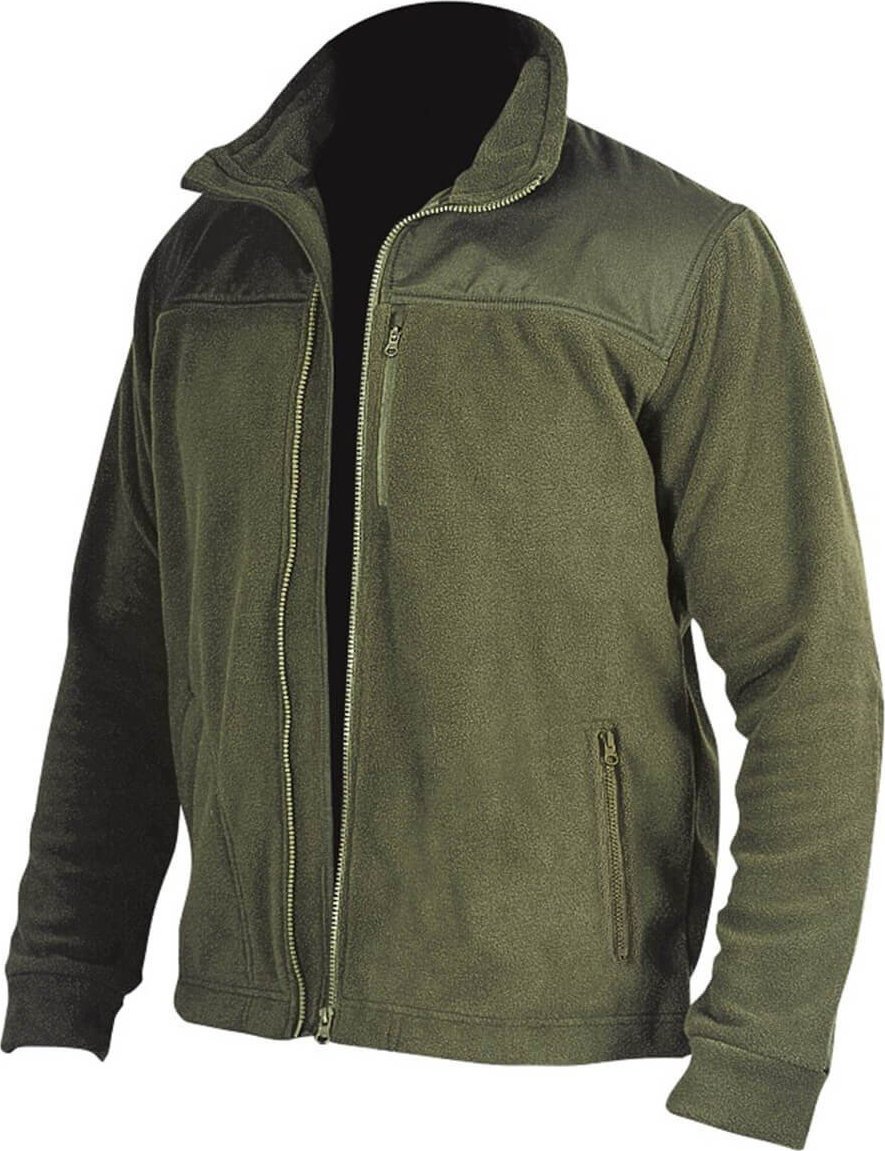 Dedra Bluza polarowa z wstawkami, 280g/m2, rozm.S, kolor zielony