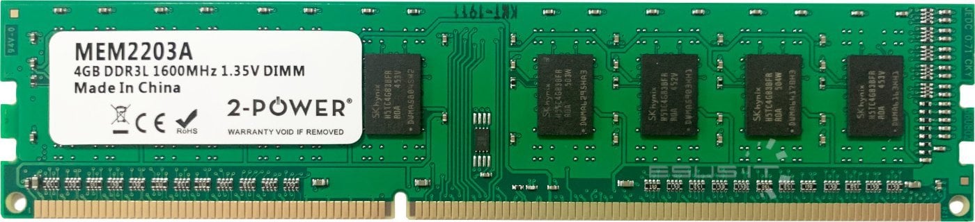 Pamięć serwerowa PSA DDR3 PSA Hynix 4GB DDR3L 1600MHz 1RX8 1.35V DIMM MEM2203A