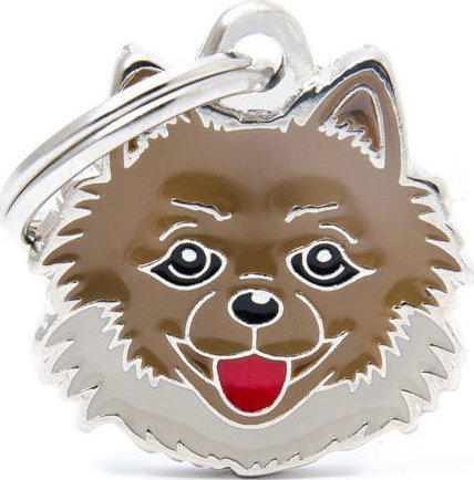 Zawieszka Adresówka Identyfikator z grawerem dla psa Pomeranian