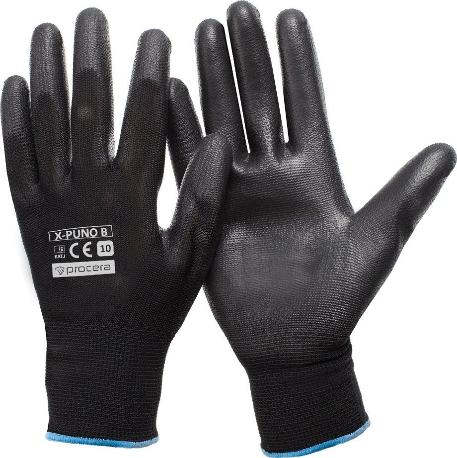 PROCERA X-Puno Rękawice Powlekane Pu Black Xl Procera X-Puno Xl 5902767614887