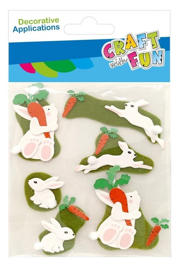 OZDOBA ZAJACZEK FILC SPRZYL 6SZT CF PBH 12/144