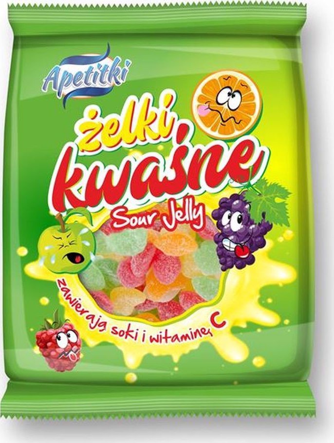 Apetitki Żelki kwaśne 80 g
