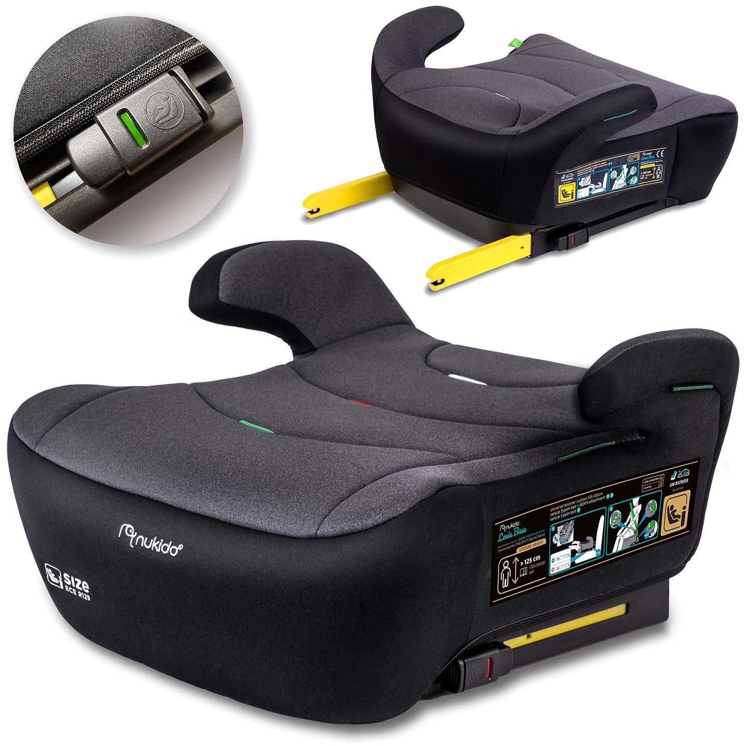 Fotelik samochodowy, siedzisko Isofix 22 - 36 kg Louis Nukido 710201