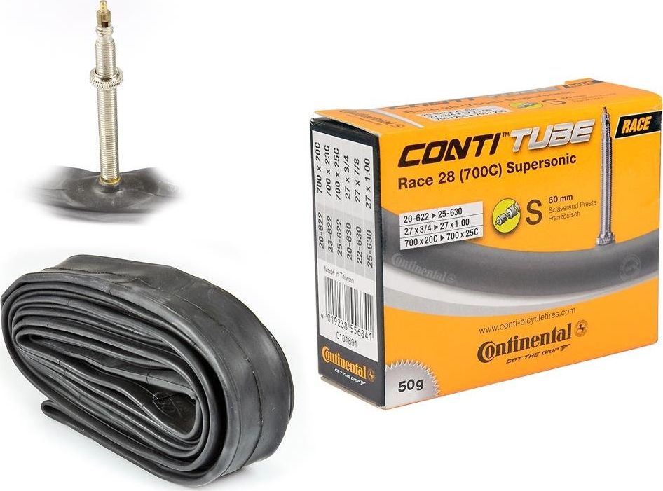 Continental Dętka Continental Race 28 Supersonic 18/25-622/630 50 g wentyl presta 60mm uniwersalny