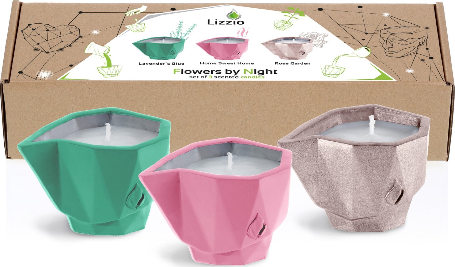 Candellana 3x Wkład Zapachowy Flowers by Night Świeca zapachowa