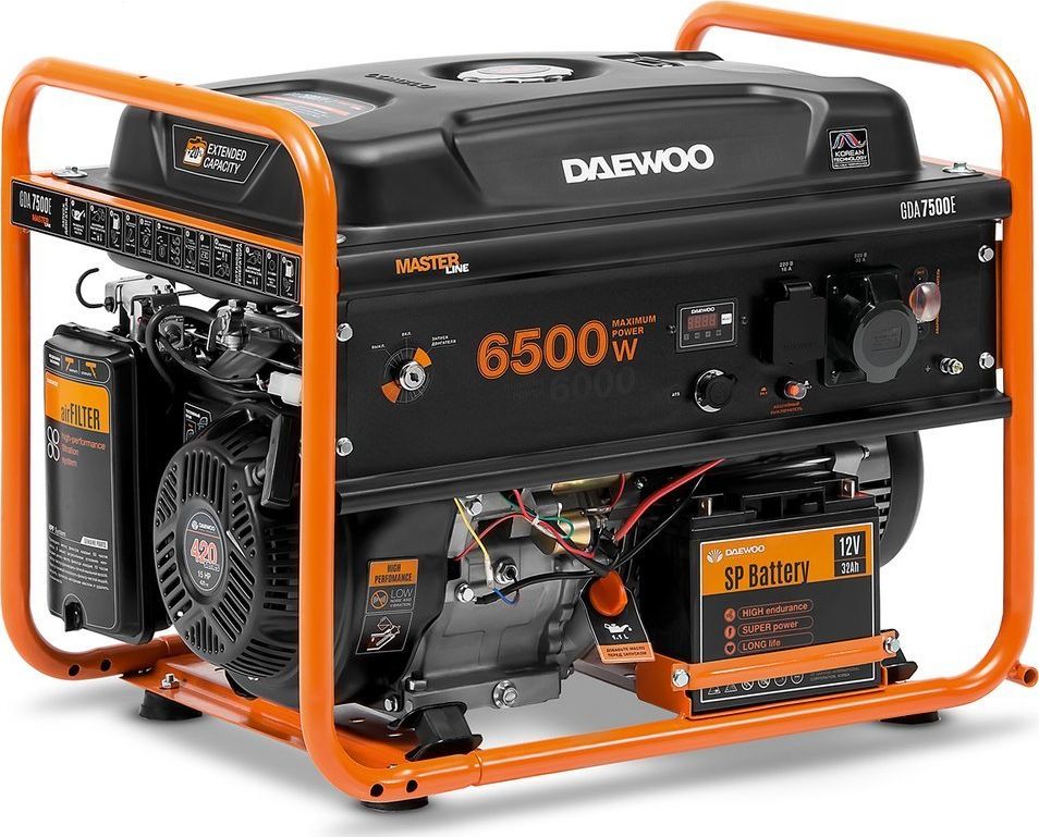 Agregat Daewoo GDA 7500E 6500 W 1-fazowy